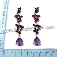 Alloy Zircon earrings