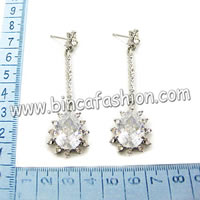 Zircon earrings