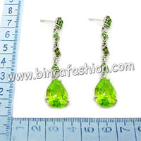 Zircon earrings