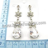 Zircon earrings