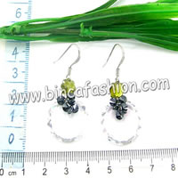 Zircon earrings