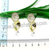 Zircon earrings