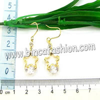 Zircon earrings