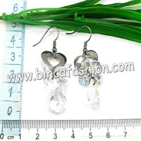 Zircon earrings