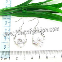 Zircon earrings