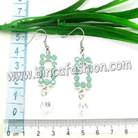 Zircon earrings