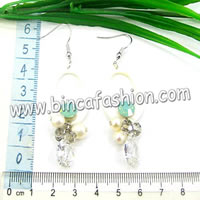 Zircon earrings