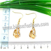 Zircon earrings