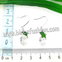 Zircon earrings