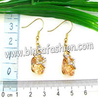 Zircon earrings