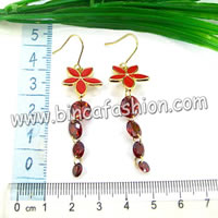 Zircon earrings