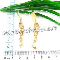 Zircon earrings
