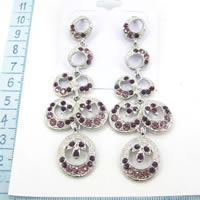 Rhinestone earrings