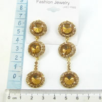 Rhinestone earrings