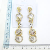 Rhinestone earrings