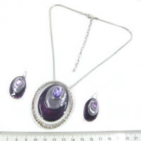 Alloy jewellery set