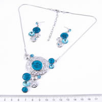 Fashion Necklace and Earring Set with Enamel