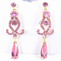 Gold Plated Zircon Earrings