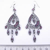 Stylish Fine Earrings with Rhinestone