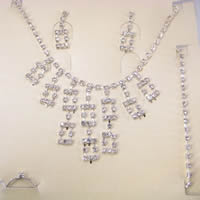 Rhinestones Bridal Jewellery Set